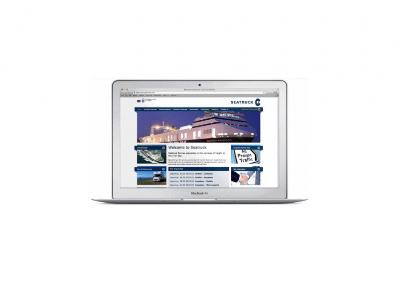 Seatruck Ferries' new website sets sail